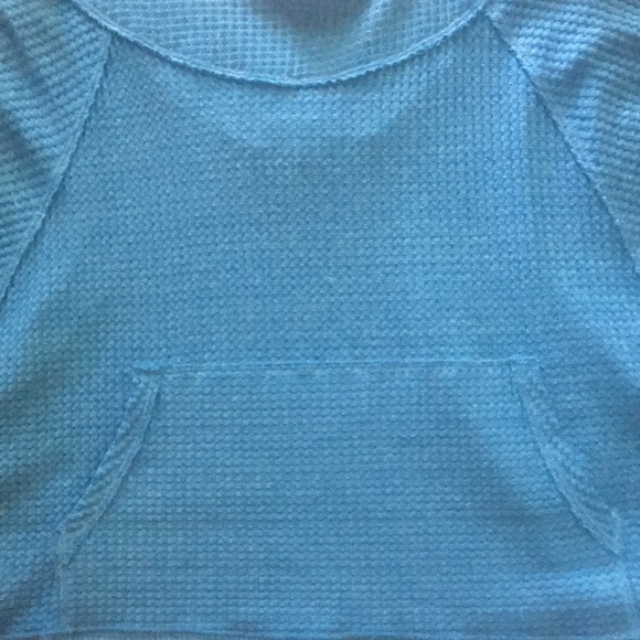 Free People Westend Thermal in Blue Skies Sz Small - Picture 7 of 7